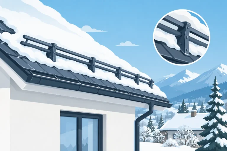 Ist ein Schneefang Pflicht? Das gilt für Hausdächer