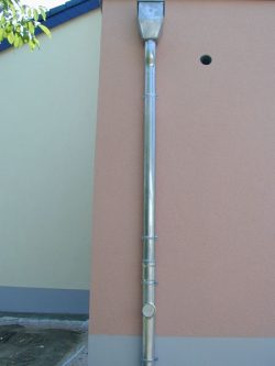 Loro Standrohr mit Sammelkasten